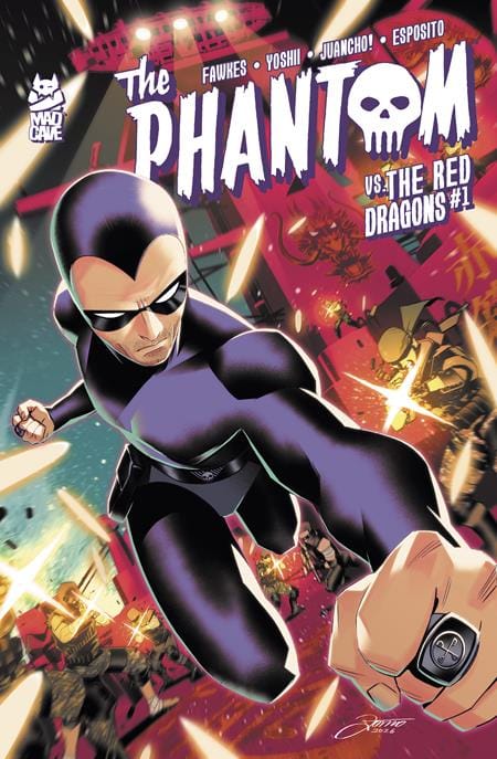 Mad Cave Studios Comic Books PHANTOM VS THE RED DRAGONS (ONE SHOT) CVR A ALESSIO ZONNO 60396240456701011 0426MA0861