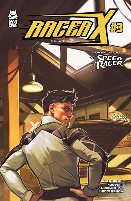 Mad Cave Studios Comic Books RACER X #3 (OF 8) CVR A FRANCESCO TOMASELLI 60196140497703011 0925MA0800