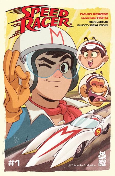 Mad Cave Studios Comic Books SPEED RACER #1 CVR B SEAN GALLOWAY RETRO MANGA VAR 60196140488501021 0525MA578