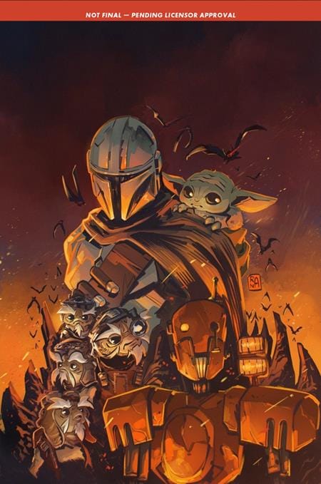 MAD CAVE STUDIOS Comic Books STAR WARS THE MANDALORIAN AND GROGU NIGHTMARE ON NEVARRO (ONE SHOT) CVR B ALESSANDRO RENALDI VAR (Release Date: 10/21/2026) 60396240498701021 0726MA8629