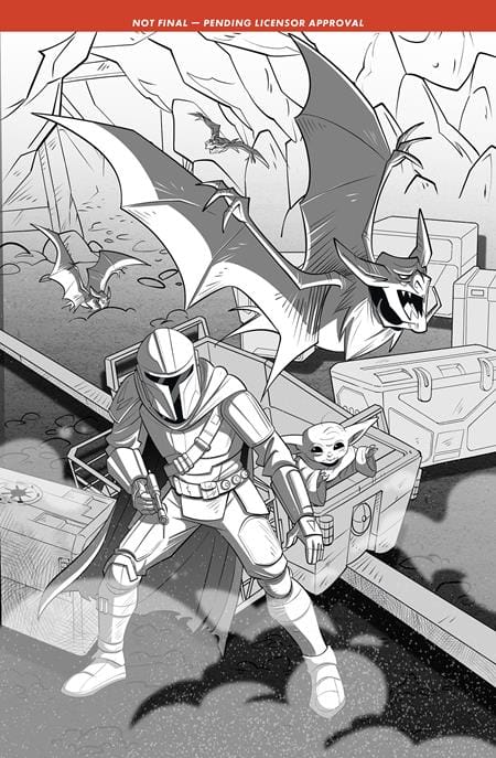 MAD CAVE STUDIOS Comic Books STAR WARS THE MANDALORIAN AND GROGU NIGHTMARE ON NEVARRO (ONE SHOT) CVR D ARIANNA FLOREAN VAR (Release Date: 10/21/2026) 60396240498701041 0726MA8631