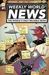 Mad Cave Studios Comic Books WEEKLY WORLD NEWS #1 (OF 6) CVR C DECLAN SHALVEY VAR (Release Date: 12/02/2026) 60396240469701031 1026MA0964