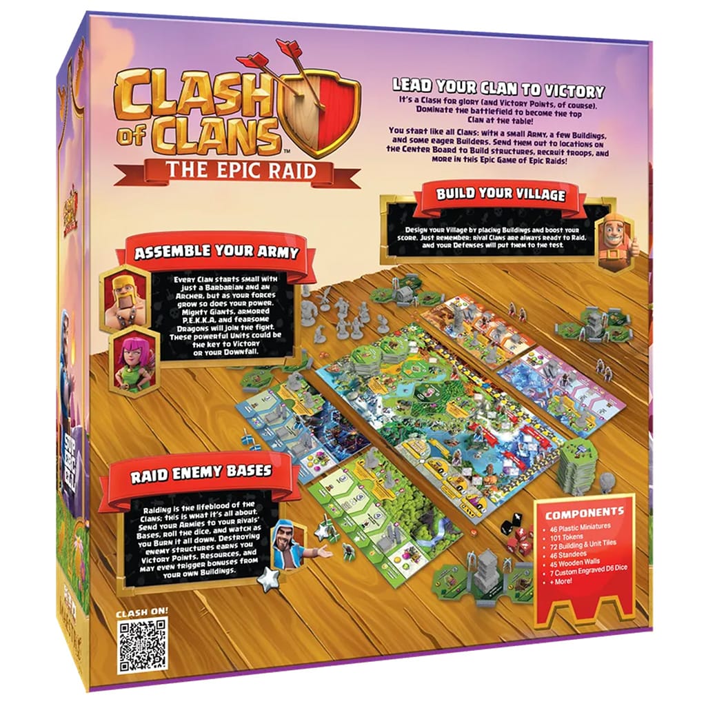 Maestro Media Board Games > Large Box Games Clash of Clans: The Epic Raid 810095333583 MMCLASHRAID01