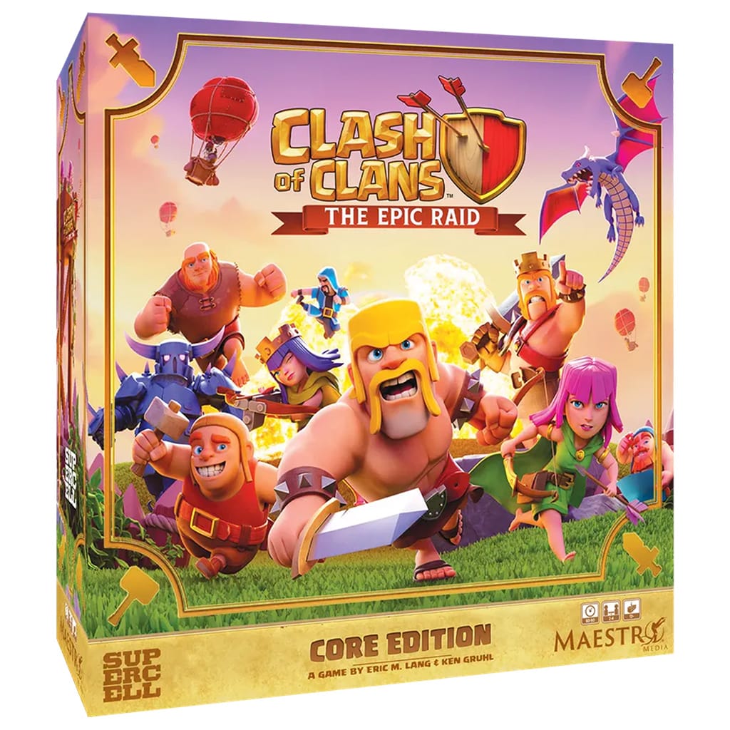 Maestro Media Board Games > Large Box Games Clash of Clans: The Epic Raid 810095333583 MMCLASHRAID01