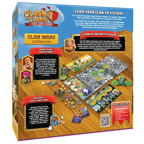 Maestro Media Board Games > Large Box Games Clash of Clans: The Epic Raid: Clan Wars Expansion 810095333682 MMCLASHEXP02