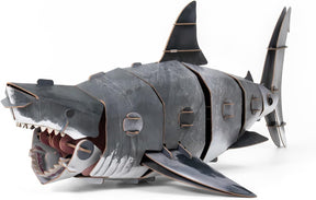 MAKEBUG Puzzles > 3D Puzzles Makebug - DIY Kraft Card Critters - Great White Shark 3D Kraft Paper Puzzle 6974201380244 MKBB0010