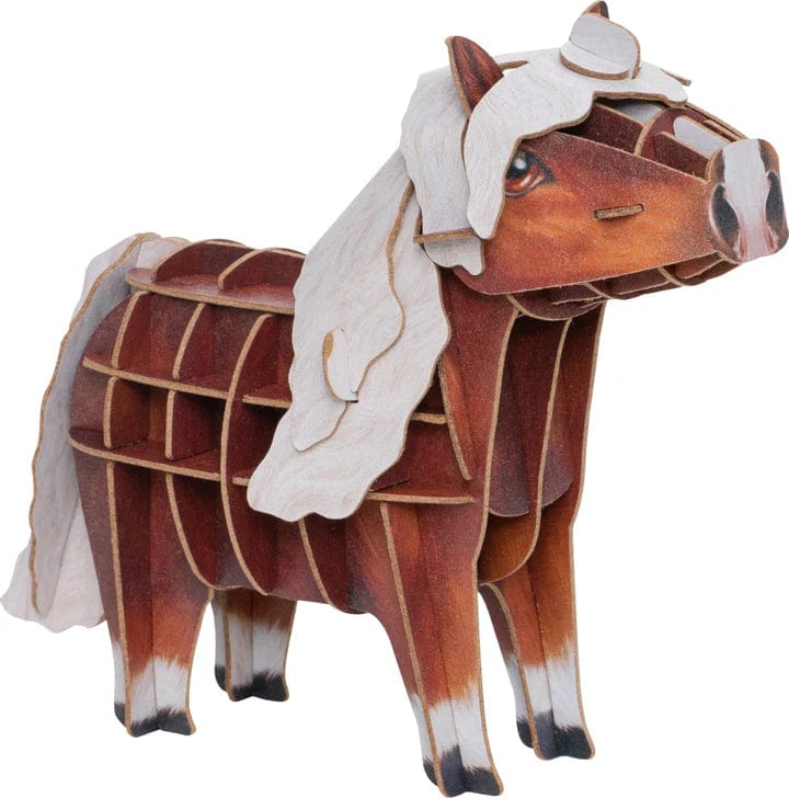 Makebug Puzzles > 3D Puzzles Makebug - Voices of Nature - Black Forest Horse 6974201380541 MKBD0012