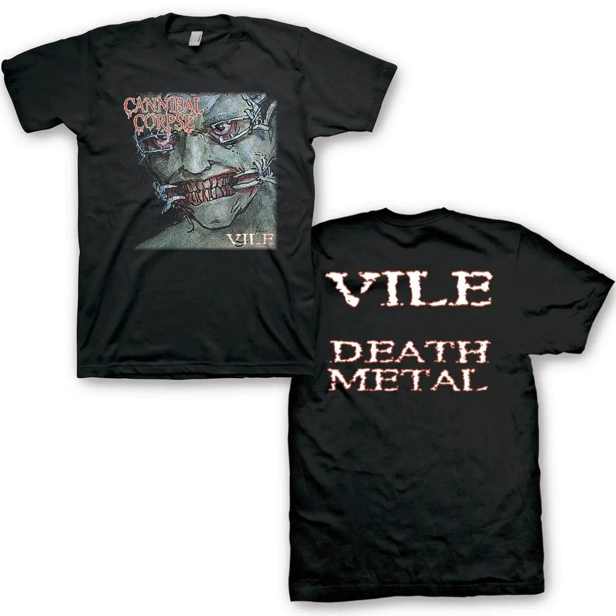 Manic Merch Apparel > T-shirts T-SHIRT: Cannibal Corpse - Vile