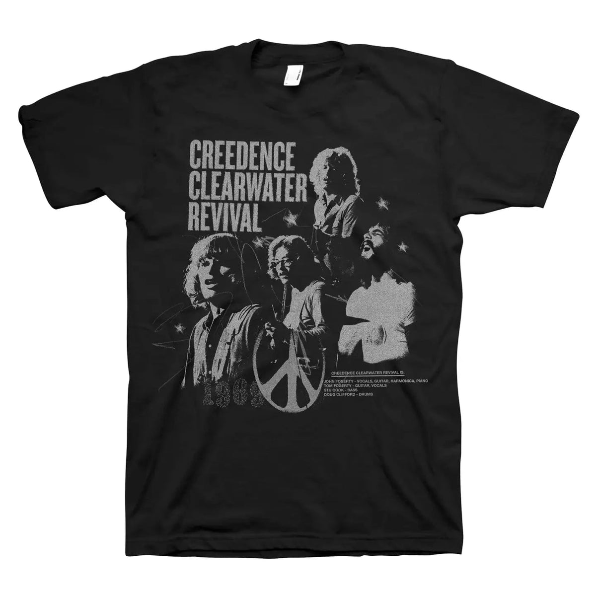 Manic Merch Apparel > T-shirts T-SHIRT: Creedence Clearwater Revival - Peace Punk