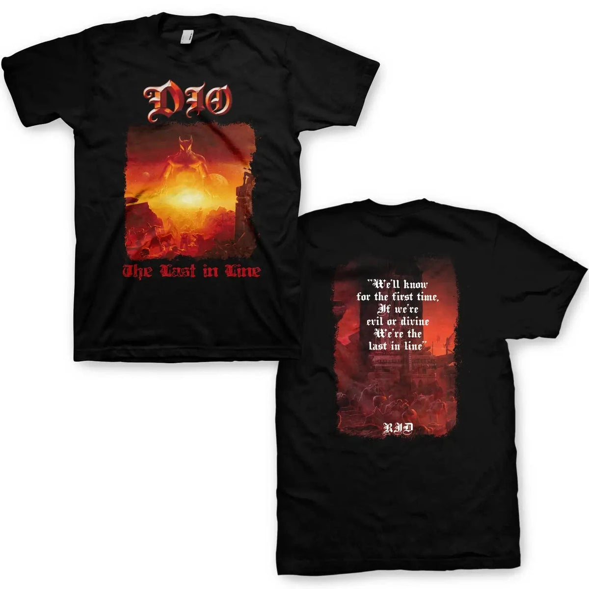 Manic Merch Apparel > T-shirts T-SHIRT: Dio - Last in Line