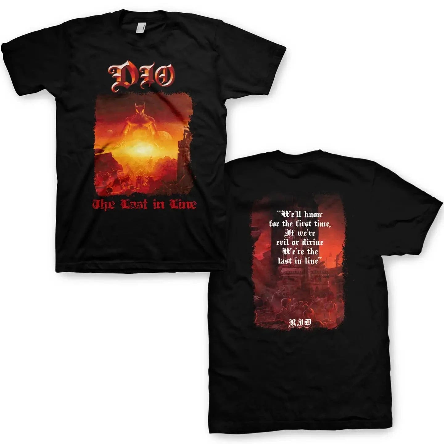 Manic Merch Apparel > T-shirts T-SHIRT: Dio - Last in Line