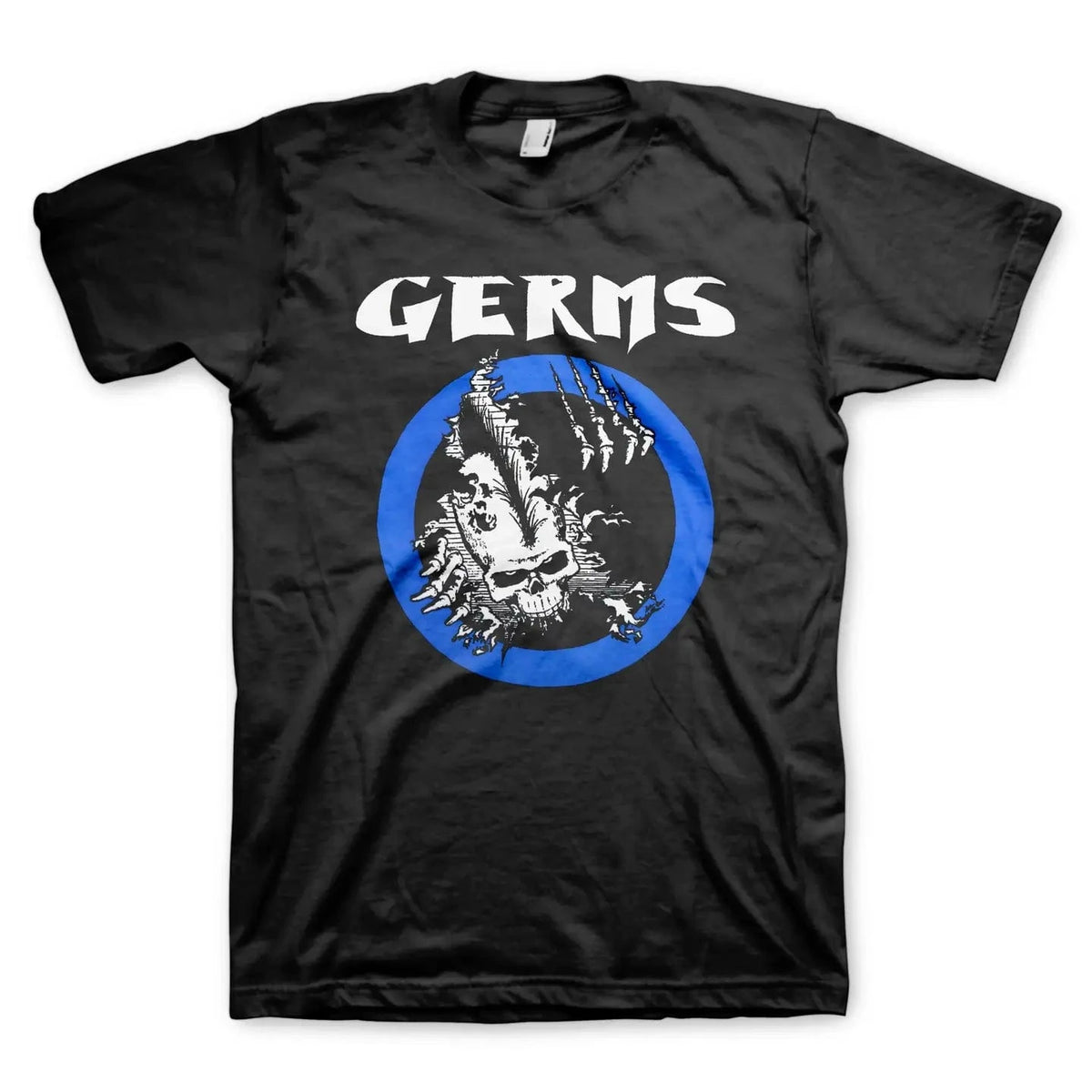 Manic Merch Apparel > T-shirts T-SHIRT: Germs - Mohawk Skull