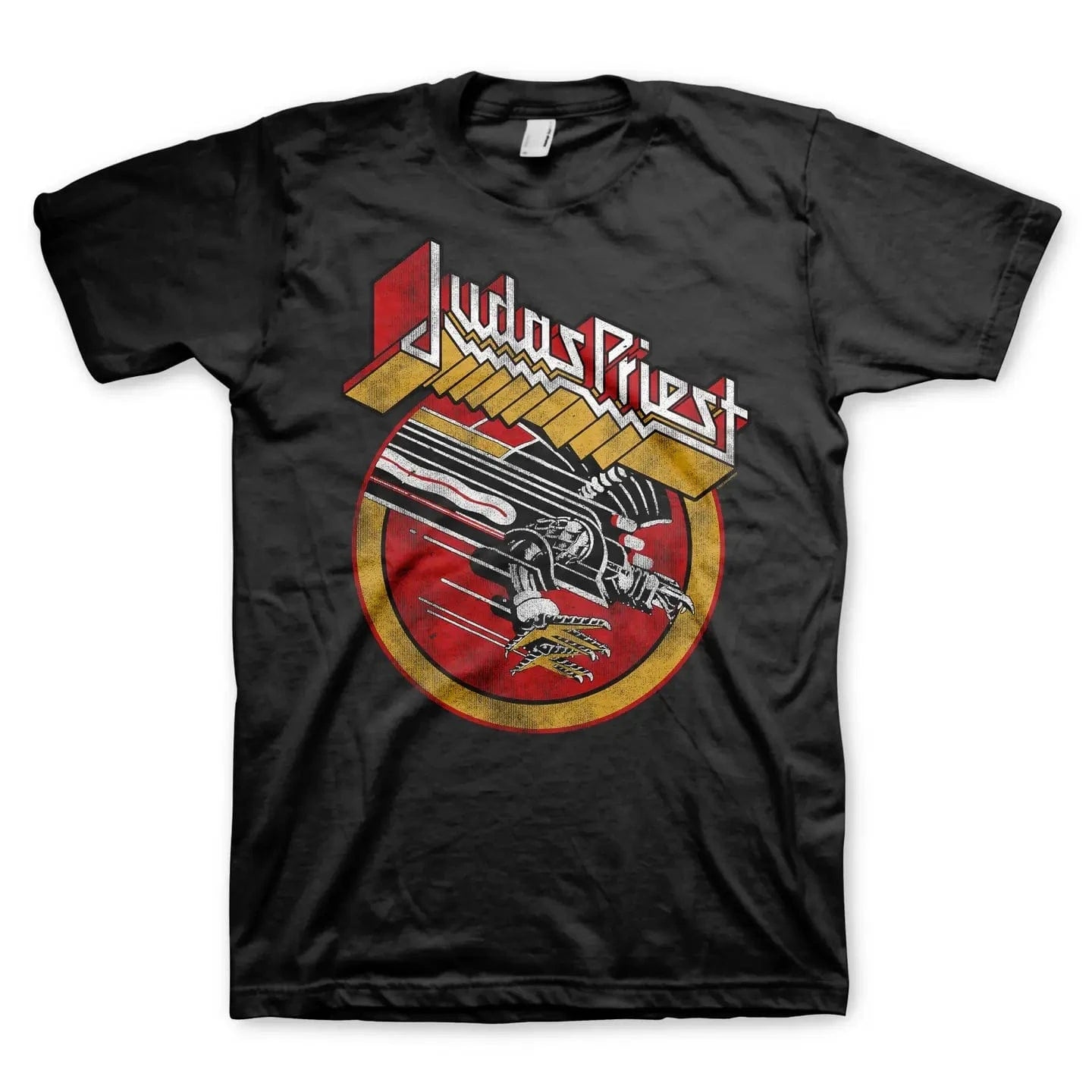 Manic Merch Apparel > T-shirts T-SHIRT: Judas Priest - Sfv Solid Vintage