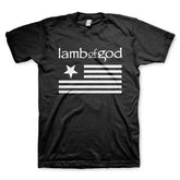 Manic Merch Apparel > T-shirts T-SHIRT: Lamb of God - Flag