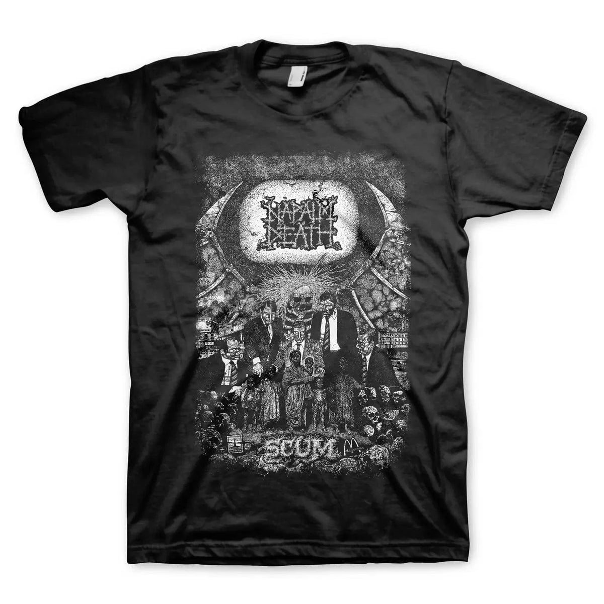 Manic Merch Apparel > T-shirts T-SHIRT: Napalm Death - Scum Vintage