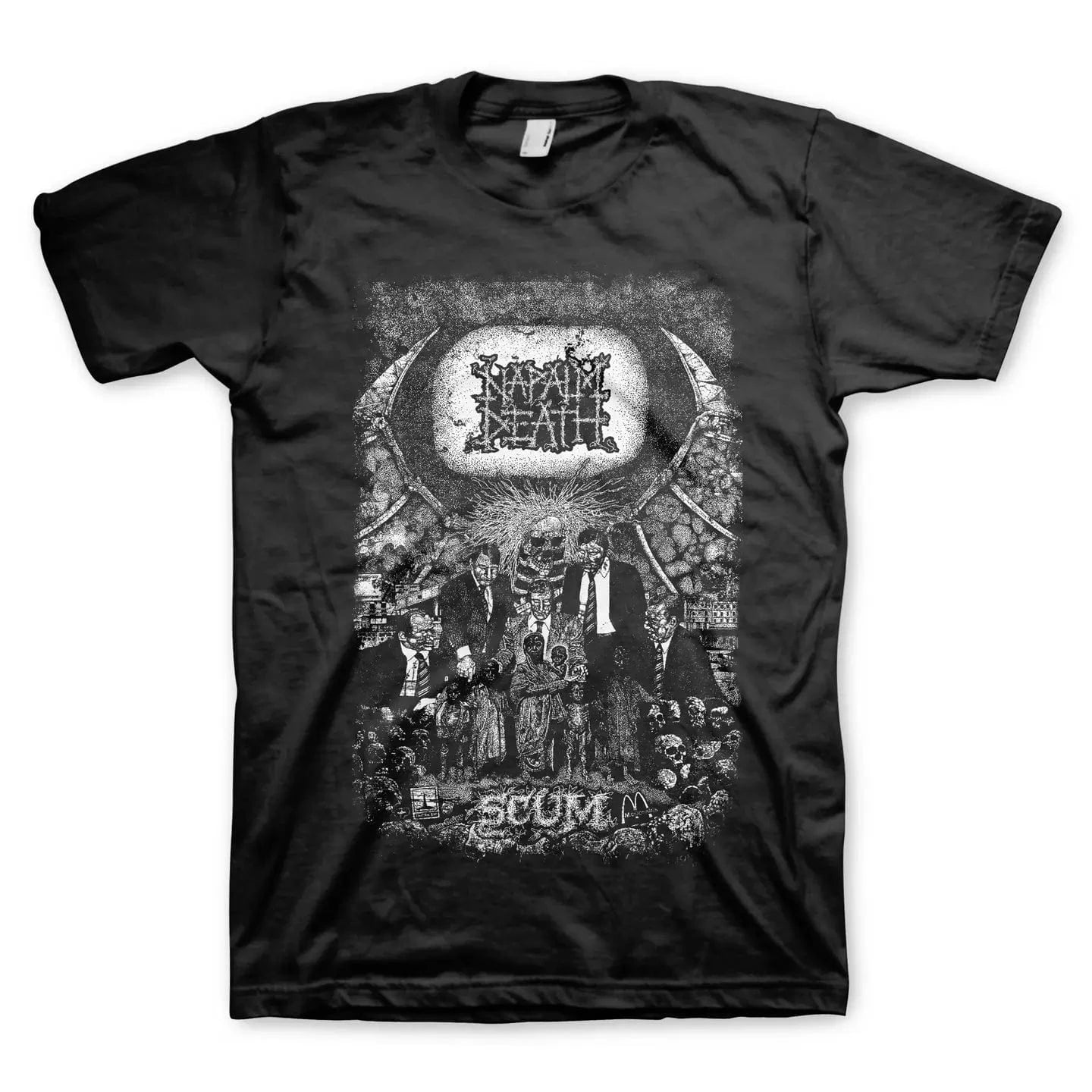 Manic Merch Apparel > T-shirts T-SHIRT: Napalm Death - Scum Vintage