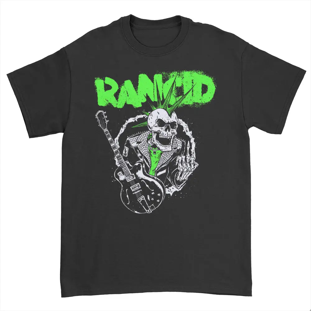 Manic Merch Apparel > T-shirts T-SHIRT: Rancid - Skele Guitar