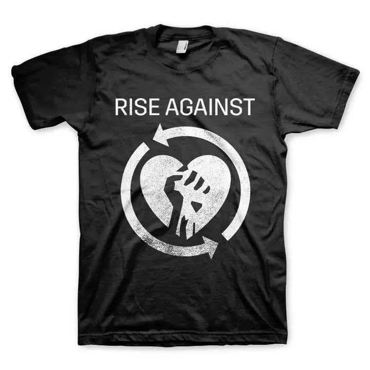 Manic Merch Apparel > T-shirts T-SHIRT: Rise Against - Heart Fist