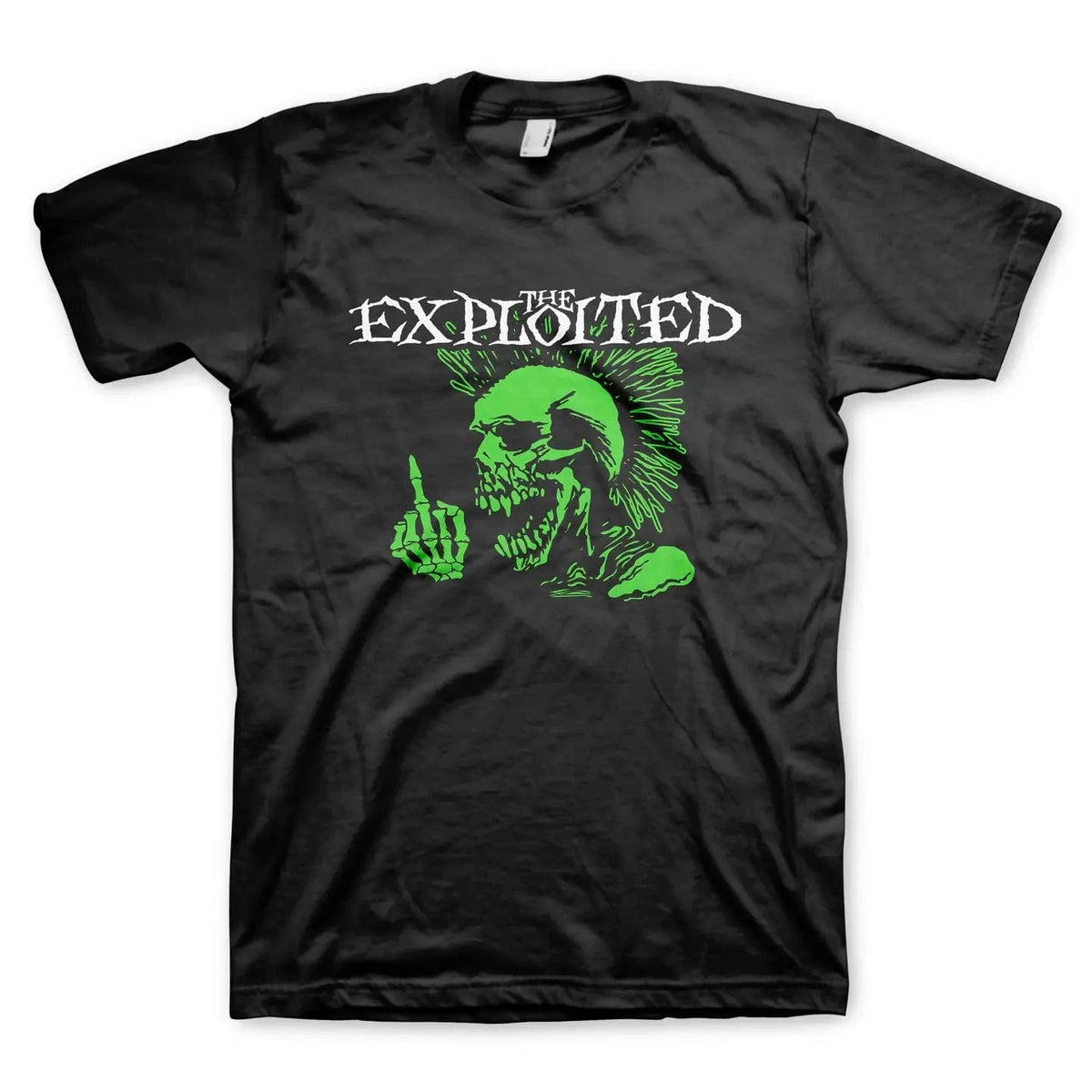 Manic Merch Apparel > T-shirts T-SHIRT: The Exploited - Middle Finger