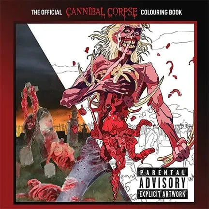 Manic Merch Books > Coloring Books Cannibal Corpse Coloring Book Paperback 9781838147099 9781838147099