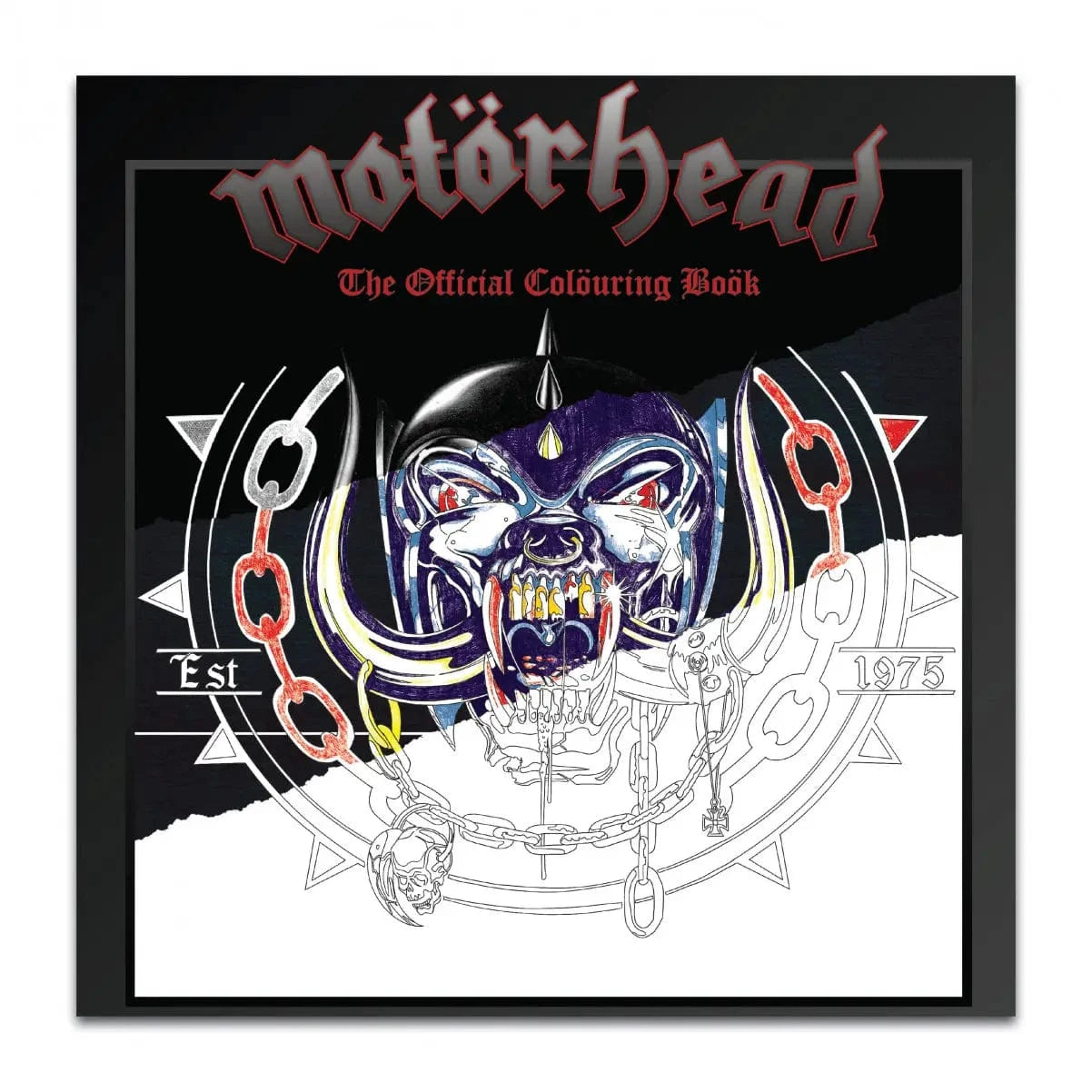 Manic Merch Books > Coloring Books Rock N Roll Colouring Books Motorhead Paperback 9781838147013 9781838147013