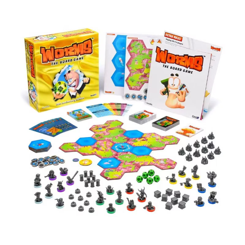 Mantic Entertainment Board Games WORMS: THE BOARD GAME - THE 30TH ANNIVERSARY EDITION 5060924987417 MGEMGWO103