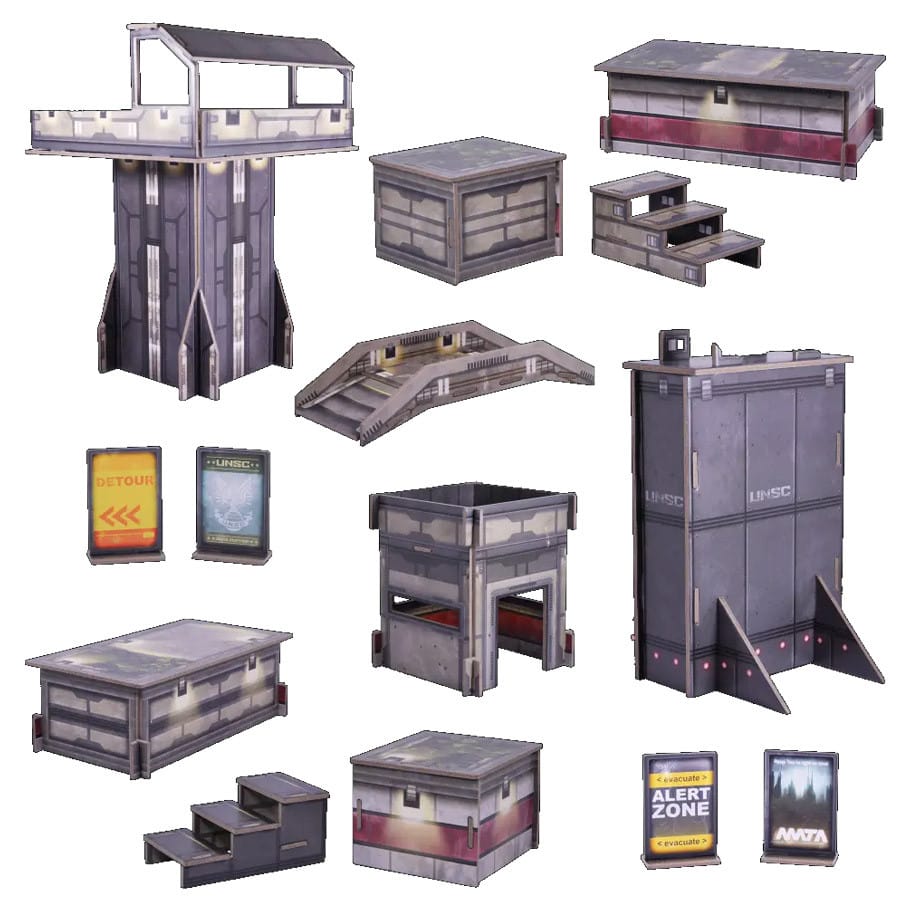 Mantic Entertainment Tabletop Games > Miniature Games > Expansions HALO: Flashpoint: New Mombasa Terrain 5060924986595 MGCHAU105