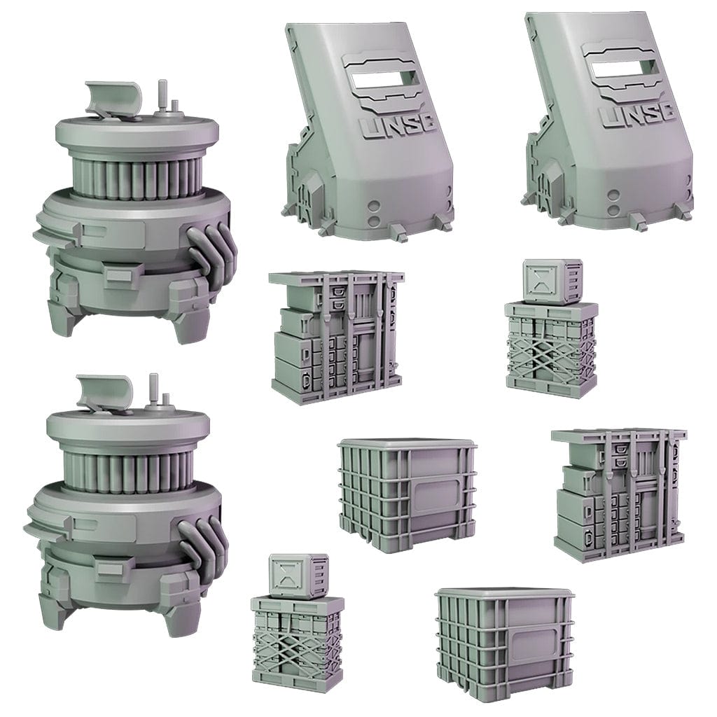 Mantic Games Tabletop Games > Miniature Games > Expansions Halo: Flashpoint - UNSC Scenery Set 5060924985215 MGHAU101