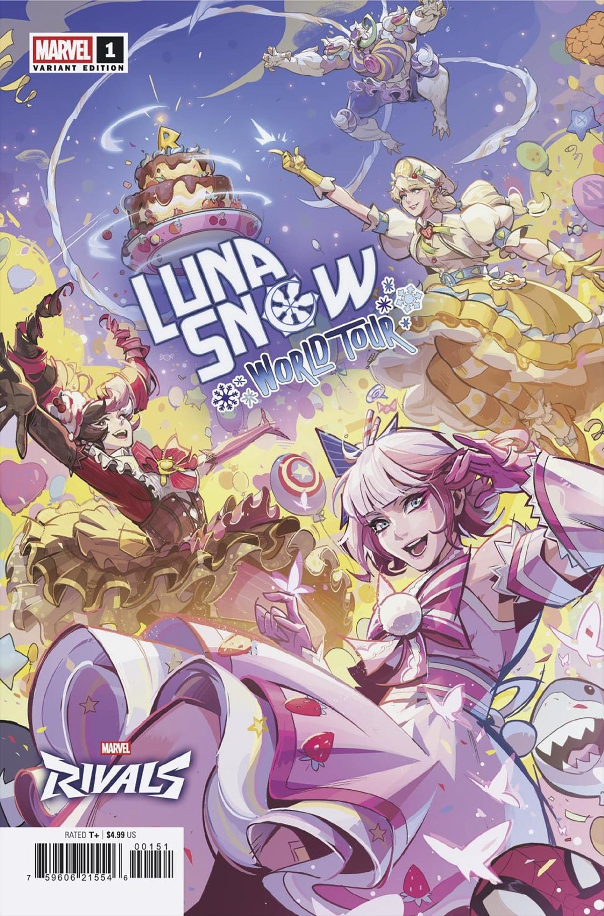 Marvel Comic Book LUNA SNOW: WORLD TOUR #1 NETEASE GAMES MARVEL RIVALS VARIANT 75960621554600151 PRH-75960621554600151