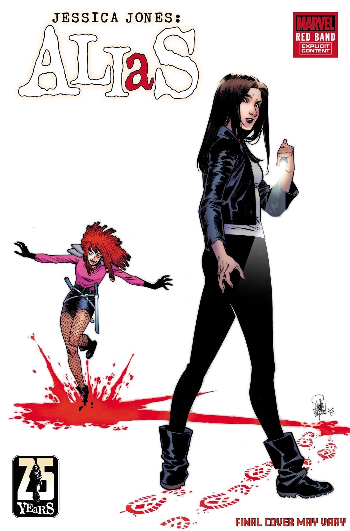 Marvel Comic Books ALIAS: RED BAND #1 ELENA CASAGRANDE VARIANT [POLYBAGGED] 75960621502700141 PRH-75960621502700141