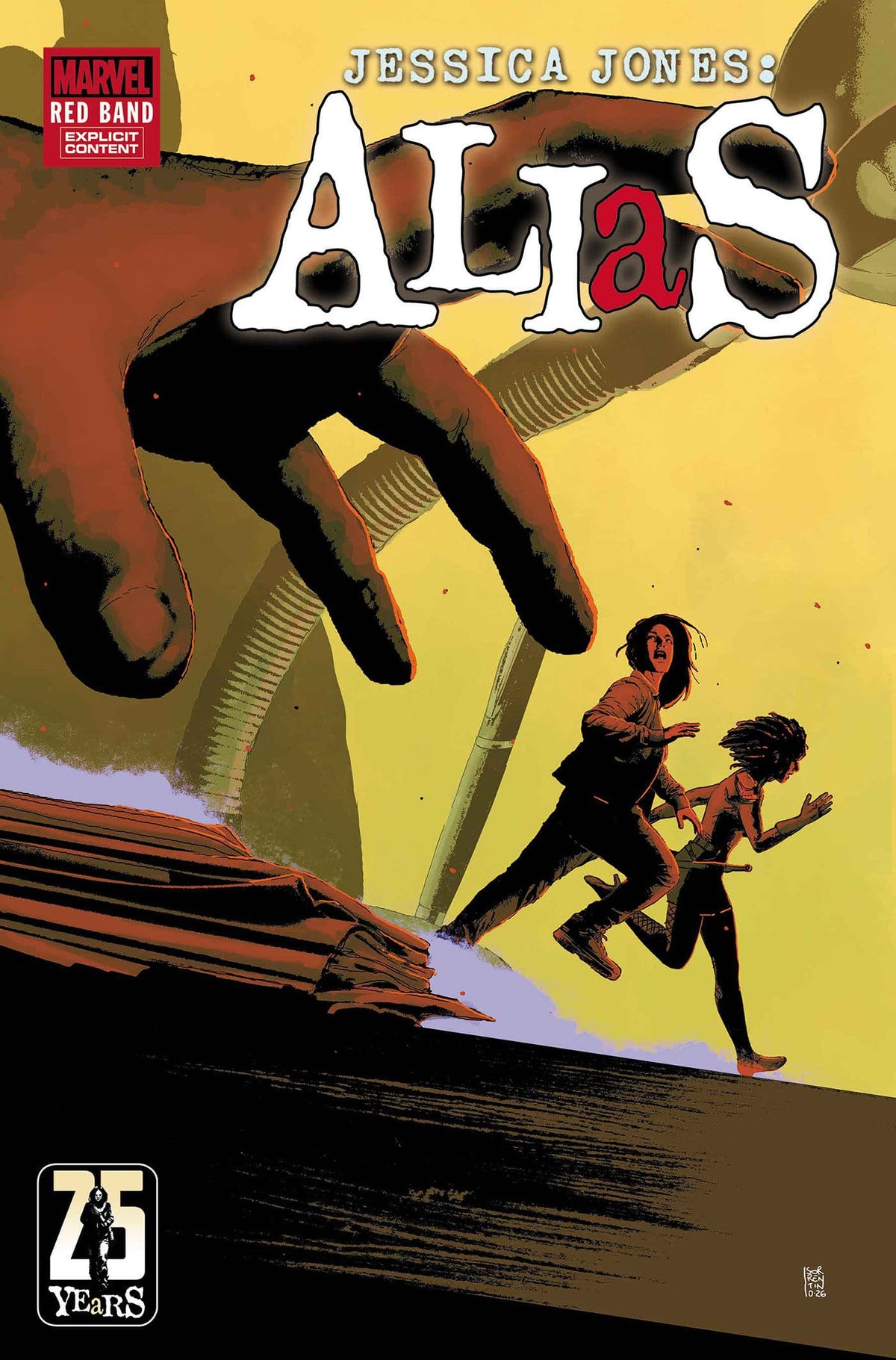 Marvel Comic Books ALIAS: RED BAND #5 ANDREA SORRENTINO VARIANT [POLYBAGGED] 75960621502700521 PRH-75960621502700521