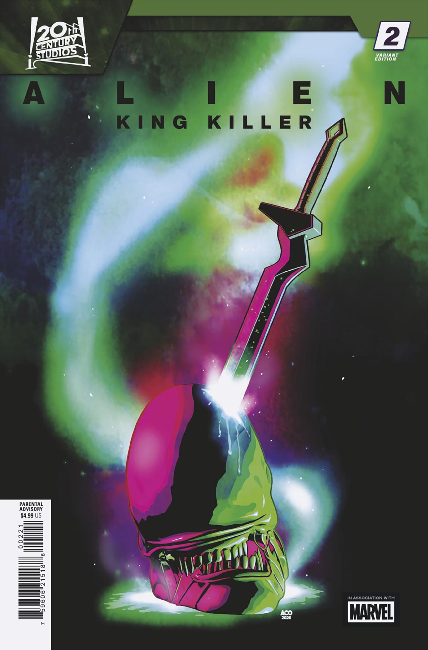 ALIEN: KING KILLER #2 ACO VARIANT