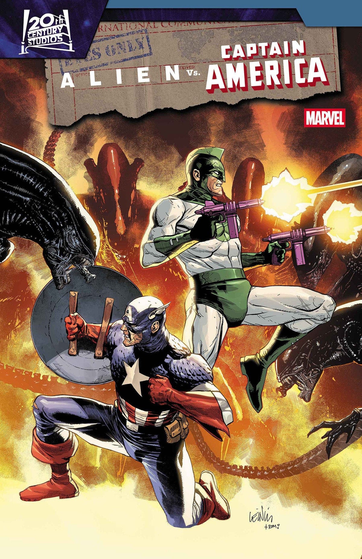 Marvel Comic Books ALIEN VS. CAPTAIN AMERICA #3 75960621352800311 PRH-75960621352800311