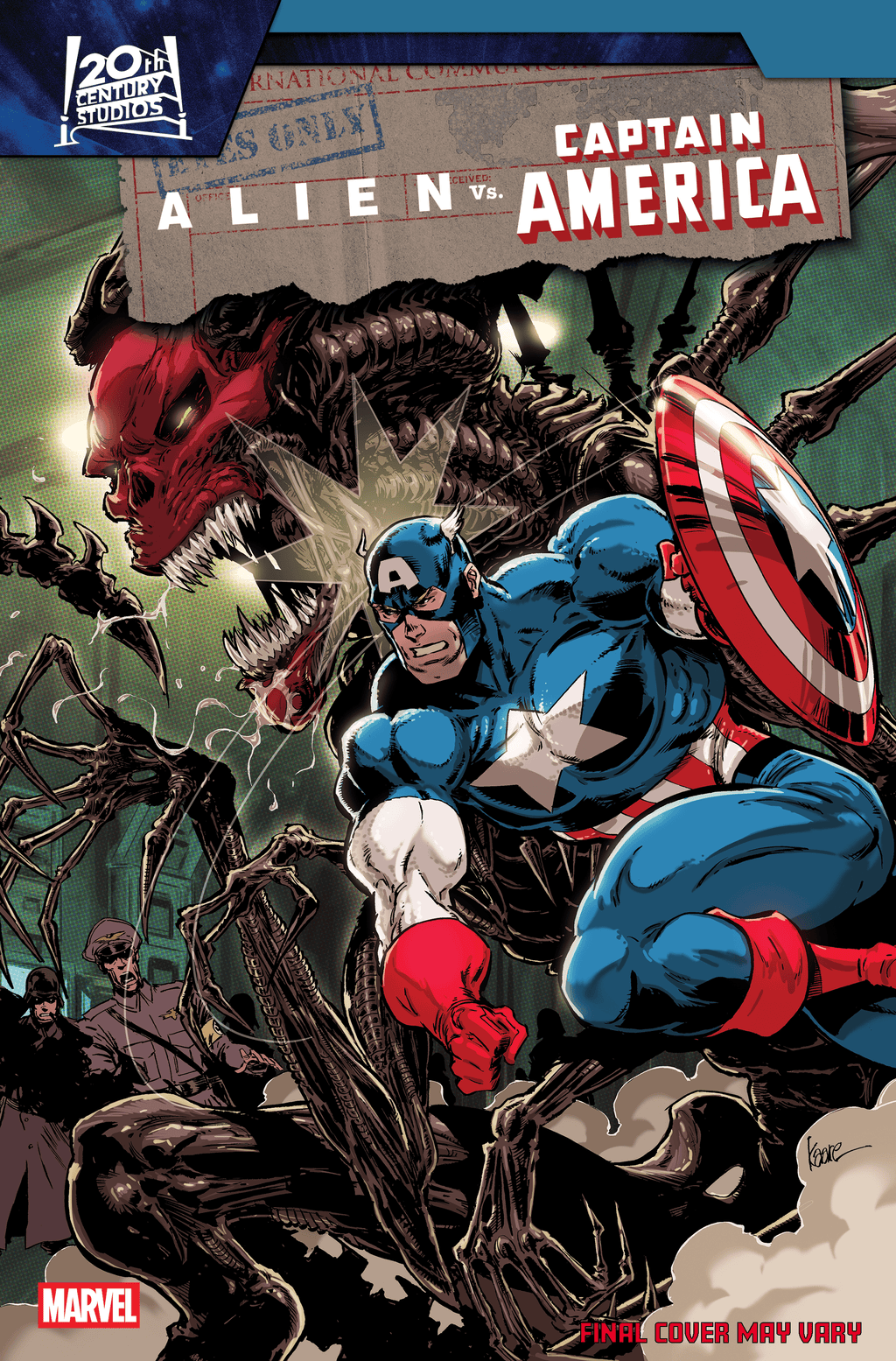 アメコミリーフ　CGC 9.8 Alien vs Cap America #4 marvel-comic-books-alien-vs-