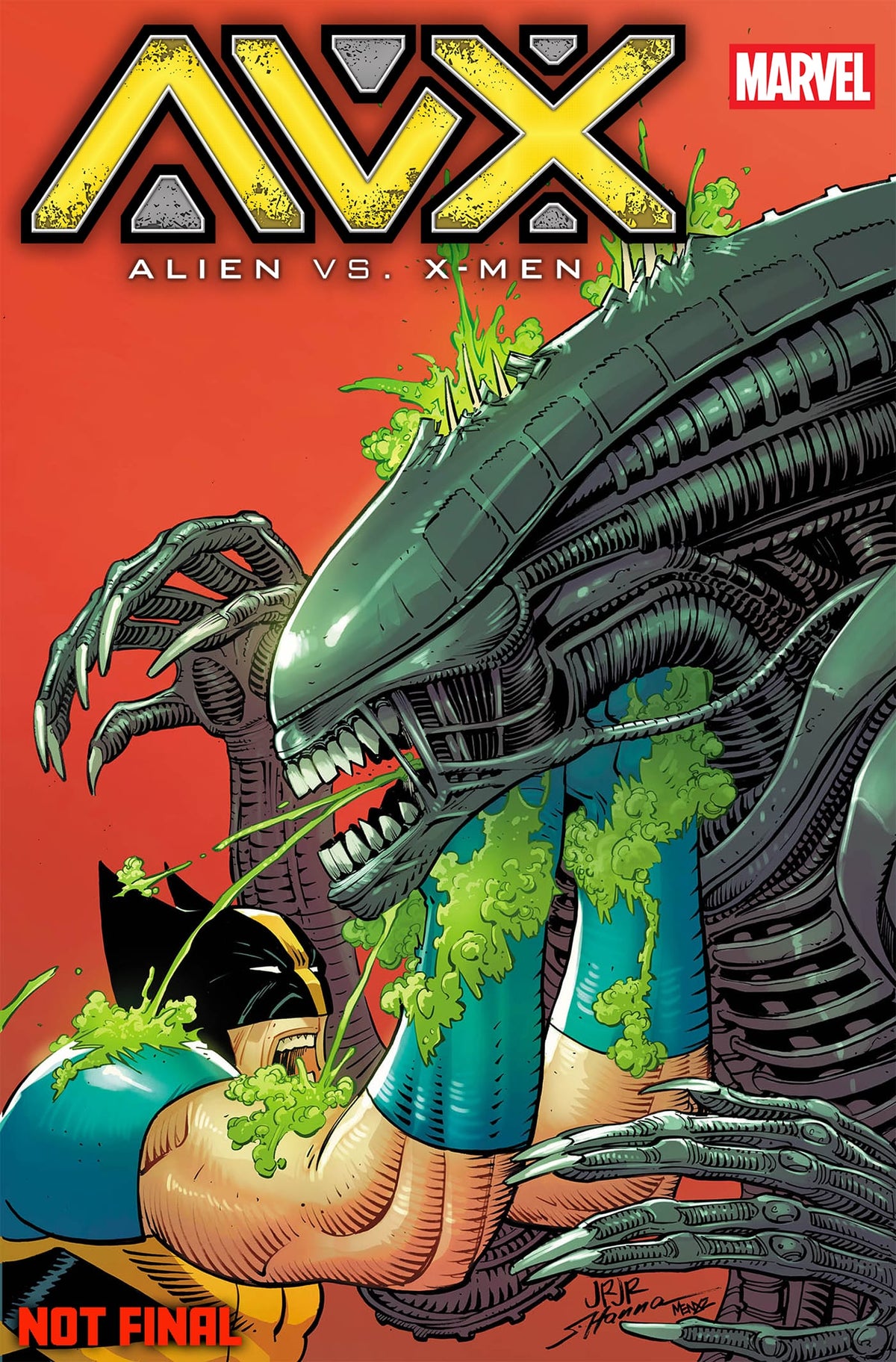 Marvel Comic Books ALIEN VS. X-MEN #1 JOHN ROMITA JR. FOIL VARIANT (Release Date: 09/16/2026) 75960621578200121 PRH-75960621578200121