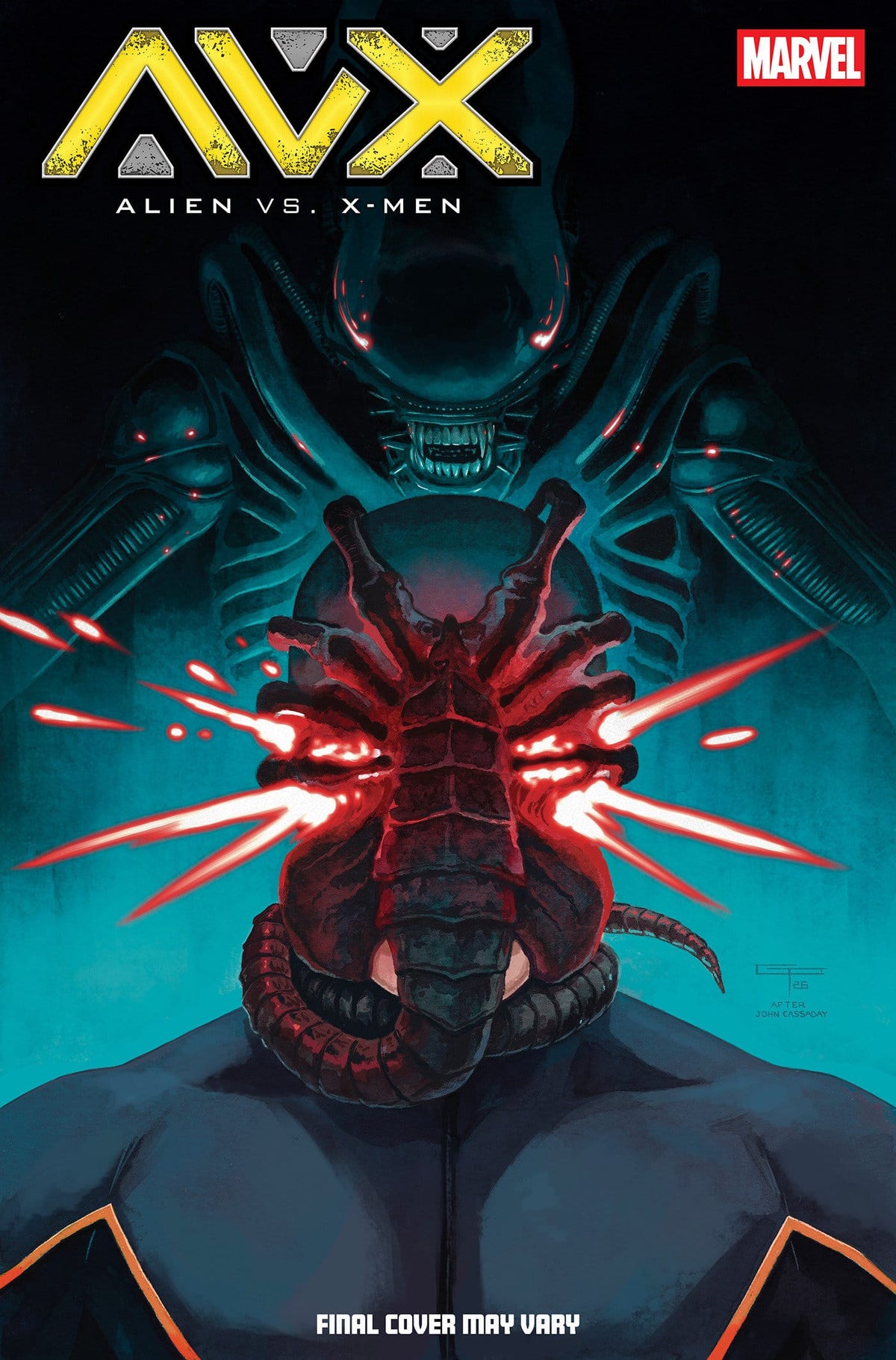 Marvel Comic Books ALIEN VS. X-MEN #2 GERMAN PERALTA VARIANT (Release Date: 10/28/2026) 75960621578200221 PRH-75960621578200221