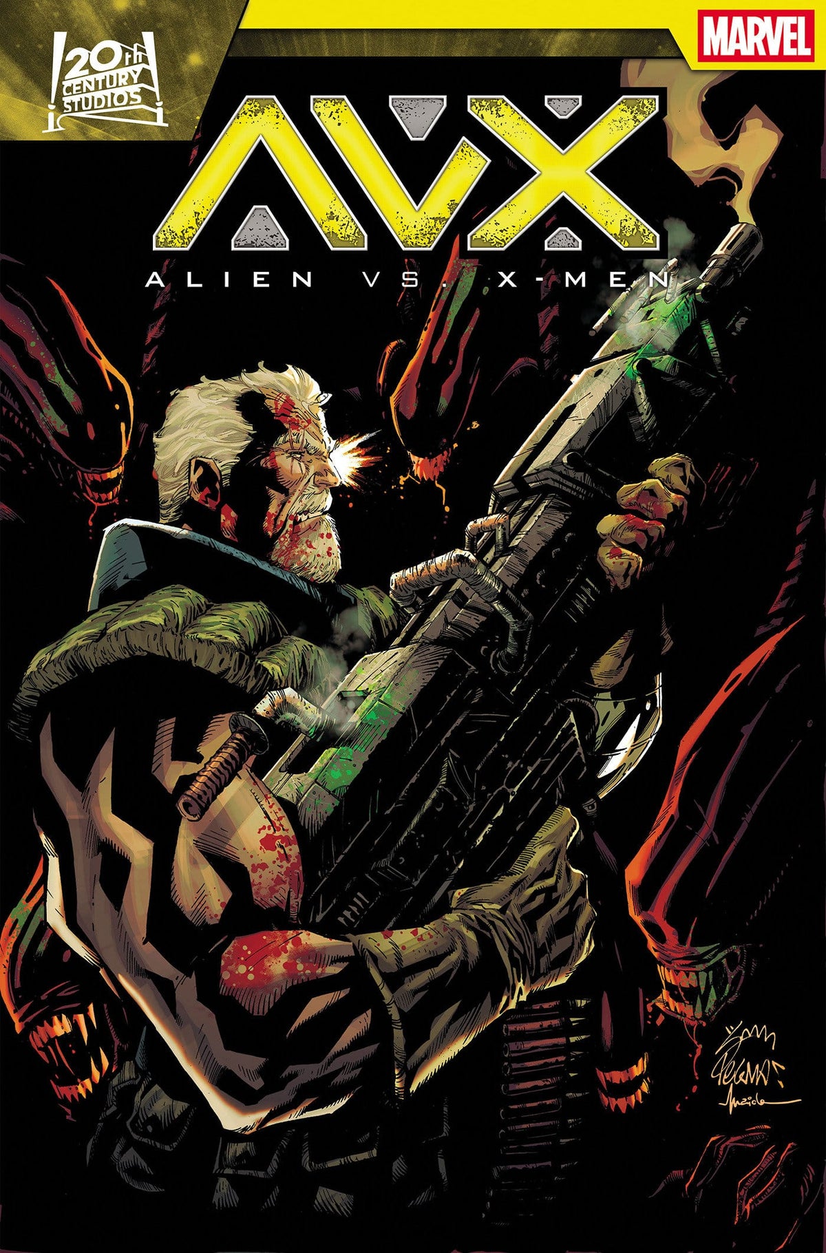 Marvel Comic Books ALIEN VS. X-MEN #2 (Release Date: 10/21/2026) 75960621578200211 PRH-75960621578200211