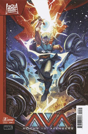 Marvel Comic Books ALIENS VS. AVENGERS #2 MATEUS MANHANINI VARIANT 75960620570700231 PRH-75960620570700231