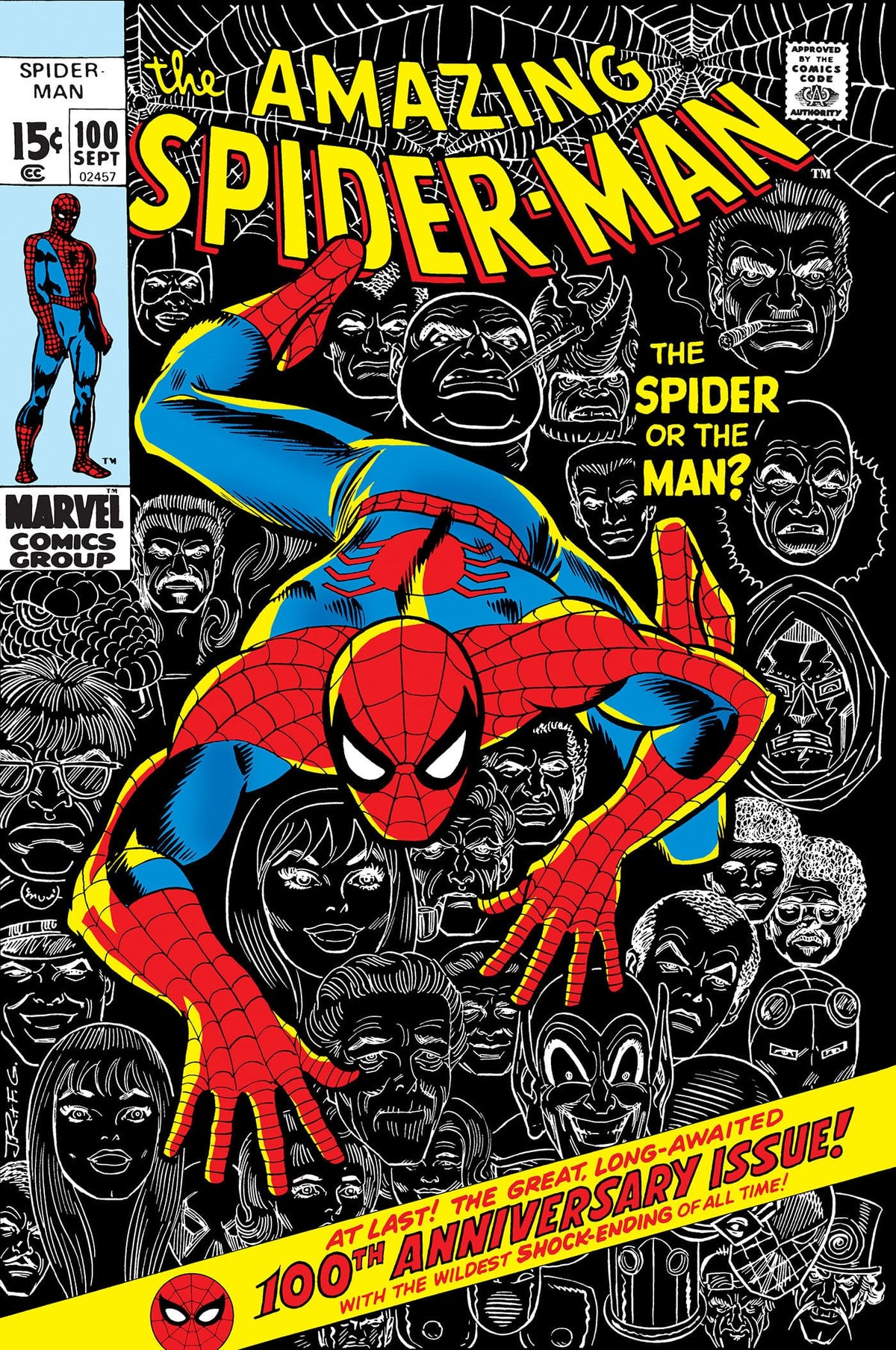 Marvel Comic Books AMAZING SPIDER-MAN #100 FACSIMILE EDITION 75960621620810011 PRH-75960621620810011
