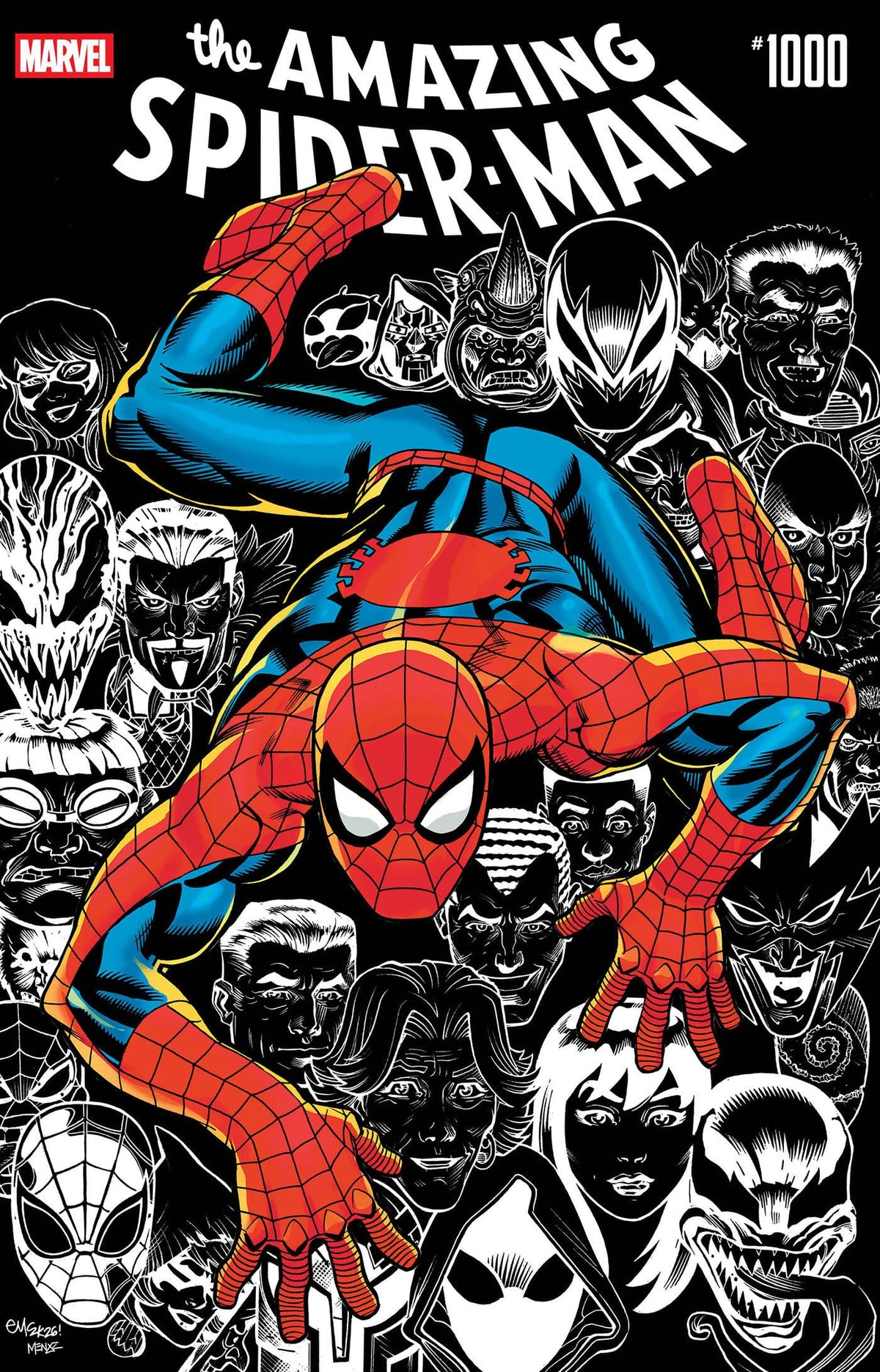 Marvel Comic Books AMAZING SPIDER-MAN #1000 ED MCGUINNESS 3RD PRINTING VARIANT (Release Date: 11/25/2026) 75960621001503613 PRH-75960621001503613