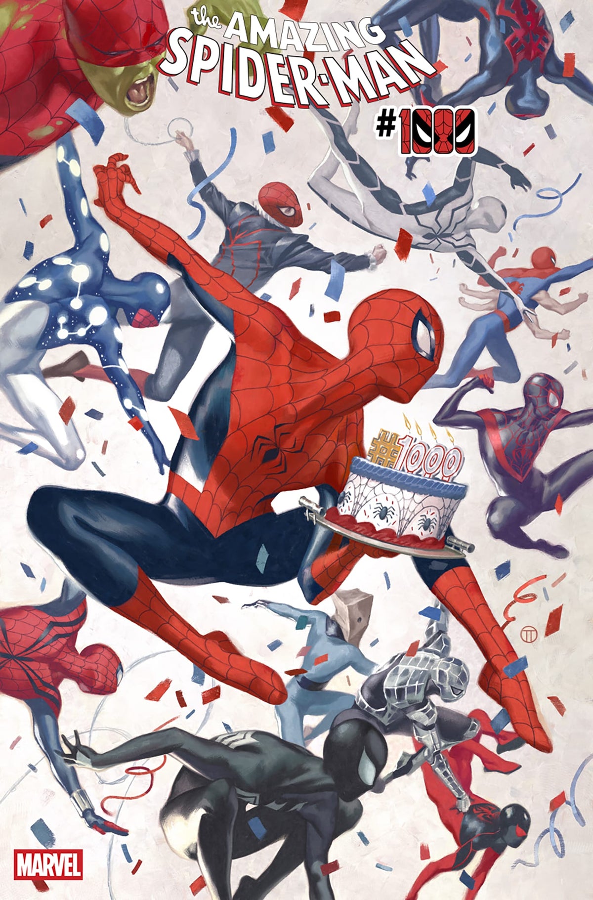 Marvel Comic Books AMAZING SPIDER-MAN #1000 JULIAN TOTINO TEDESCO VARIANT (Release Date: 09/16/2026) 75960621001503663 PRH-75960621001503663
