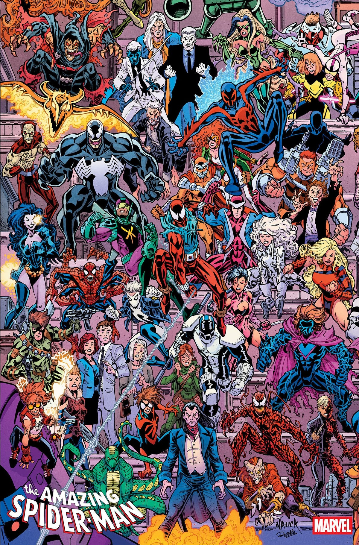 Marvel Comic Books AMAZING SPIDER-MAN #1002 TODD NAUCK 4-PART CONNECTING LEGACY VARIANT (Release Date: 10/28/2026) 75960623001300221 PRH-75960623001300221