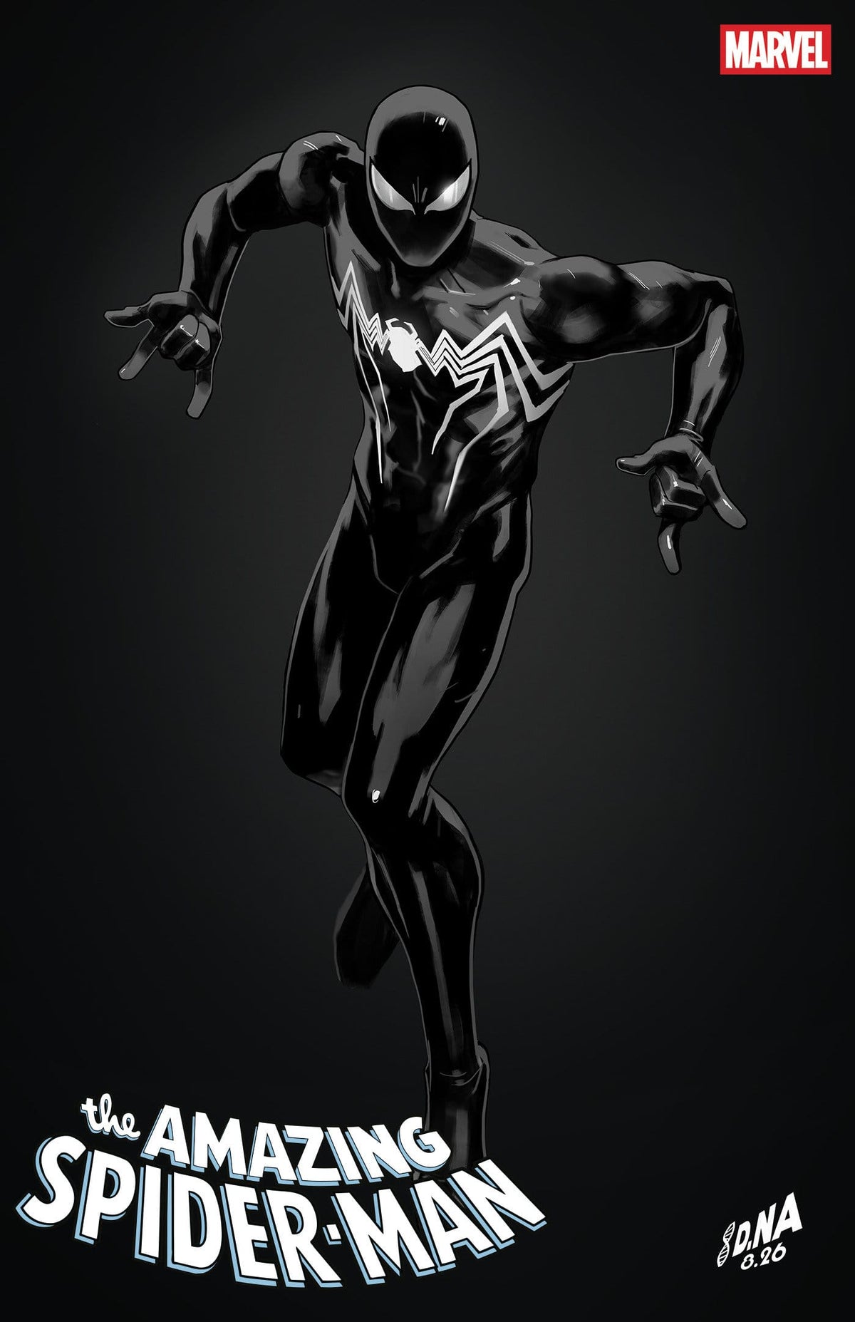 Marvel Comic Books AMAZING SPIDER-MAN #1005 DAVID NAKAYAMA COLOR BLOCK BLACK VARIANT (Release Date: 12/09/2026) 75960623001300531 PRH-75960623001300531