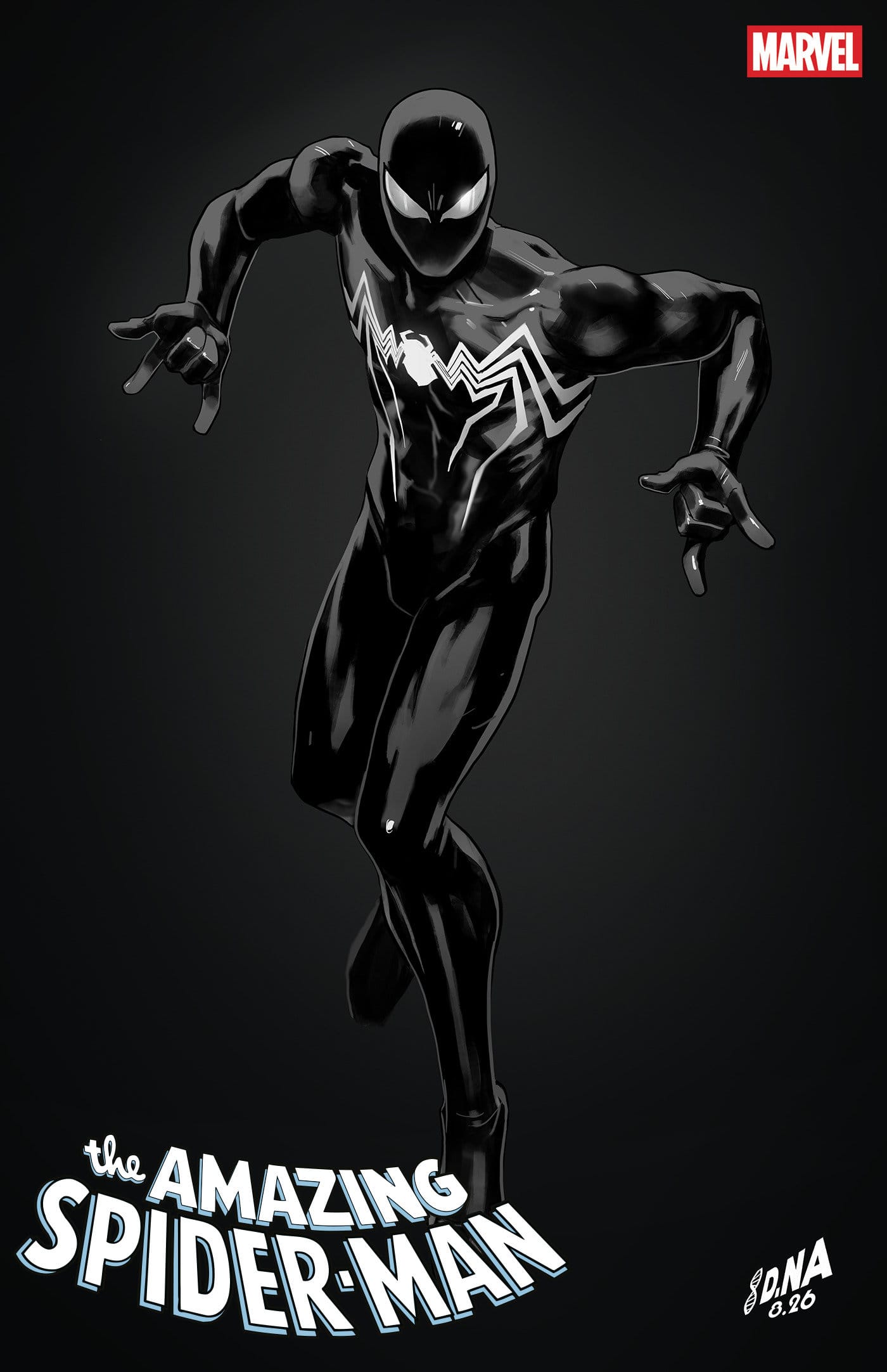 AMAZING SPIDER-MAN #1005 DAVID NAKAYAMA COLOR BLOCK BLACK VARIANT (Release Date: 12/09/2026)