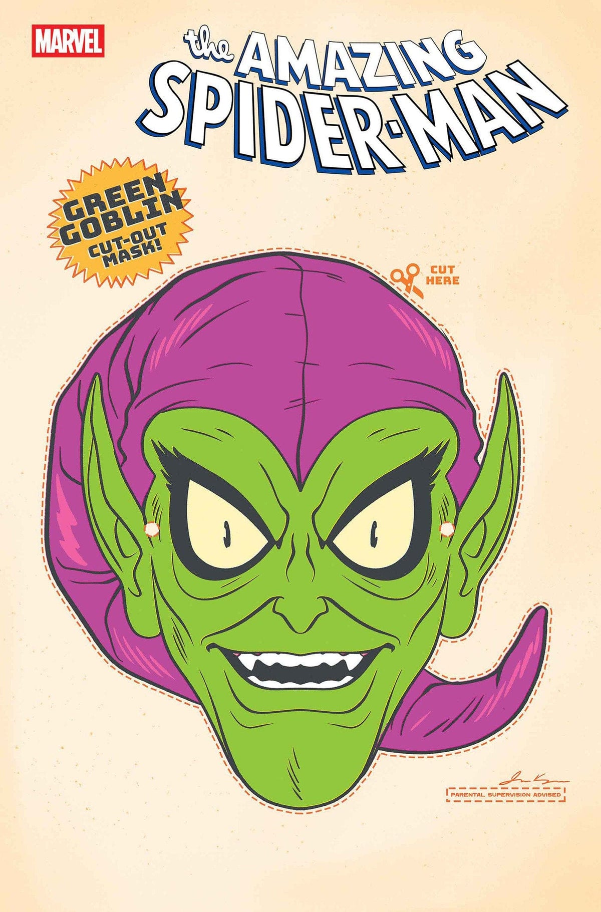 Marvel Comic Books AMAZING SPIDER-MAN #12 RETRO HALLOWEEN MASK VARIANT 75960621001501231 PRH-75960621001501231