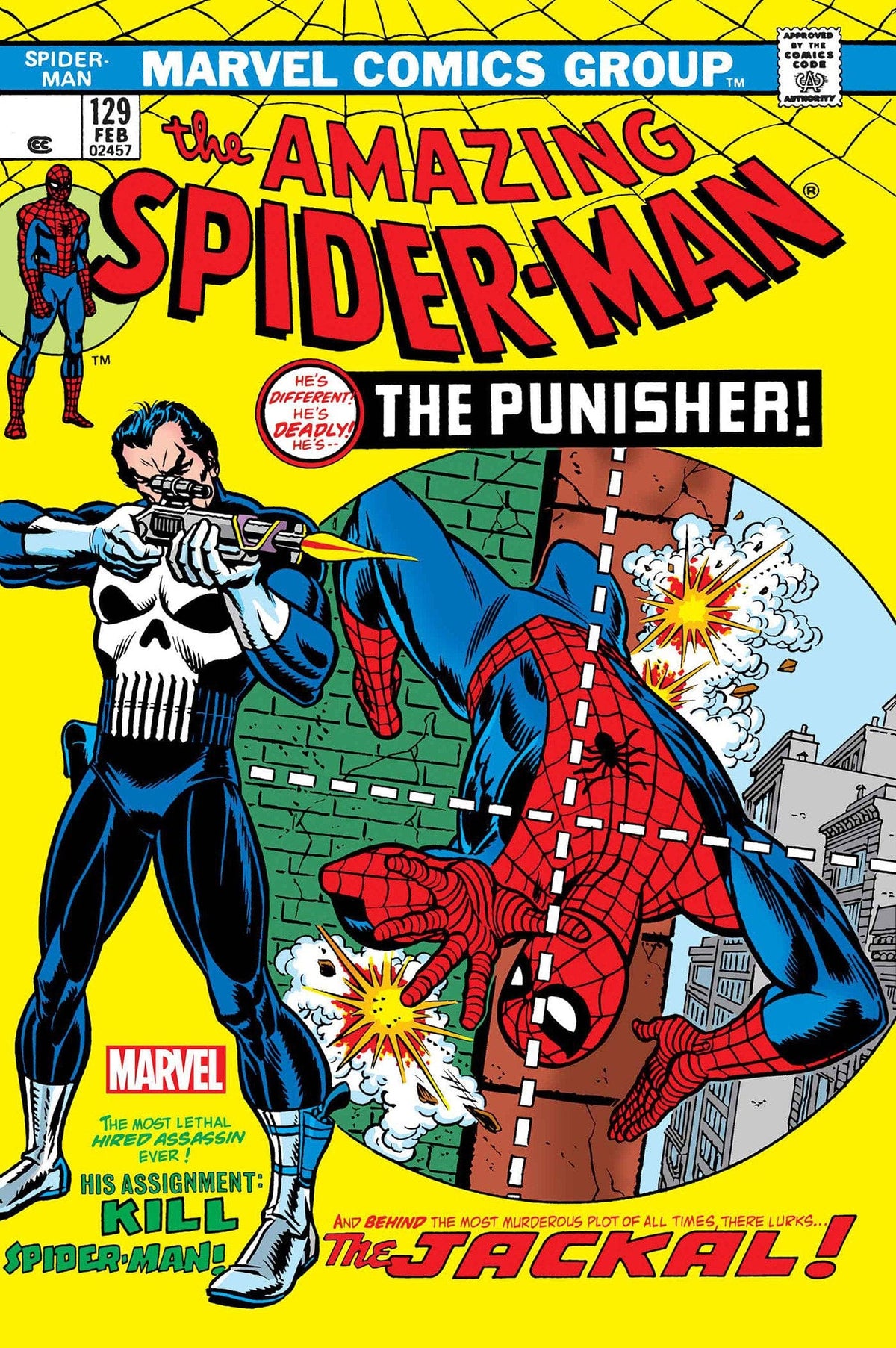Marvel Comic Books AMAZING SPIDER-MAN #129 FACSIMILE EDITION [NEW PRINTING 2] 75960621618512911 PRH-75960621618512911