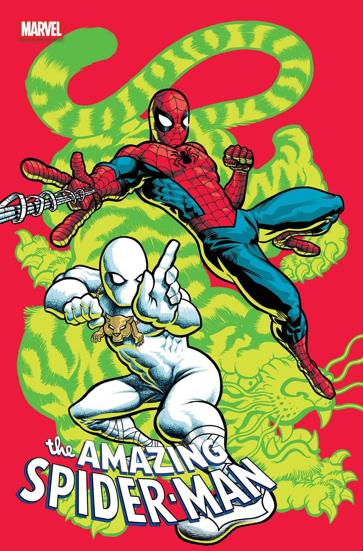 Marvel Comic Books AMAZING SPIDER-MAN #13 J. GONZO WHITE TIGER TEAM-UP VARIANT 75960621001501351 PRH-75960621001501351