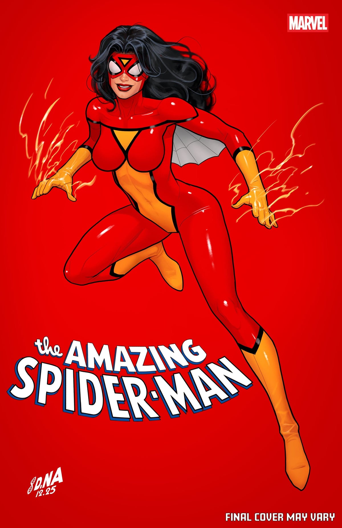 Marvel Comic Books AMAZING SPIDER-MAN #22 DAVID NAKAYAMA COLOR BLOCK RED VARIANT 75960621001502231 PRH-75960621001502231