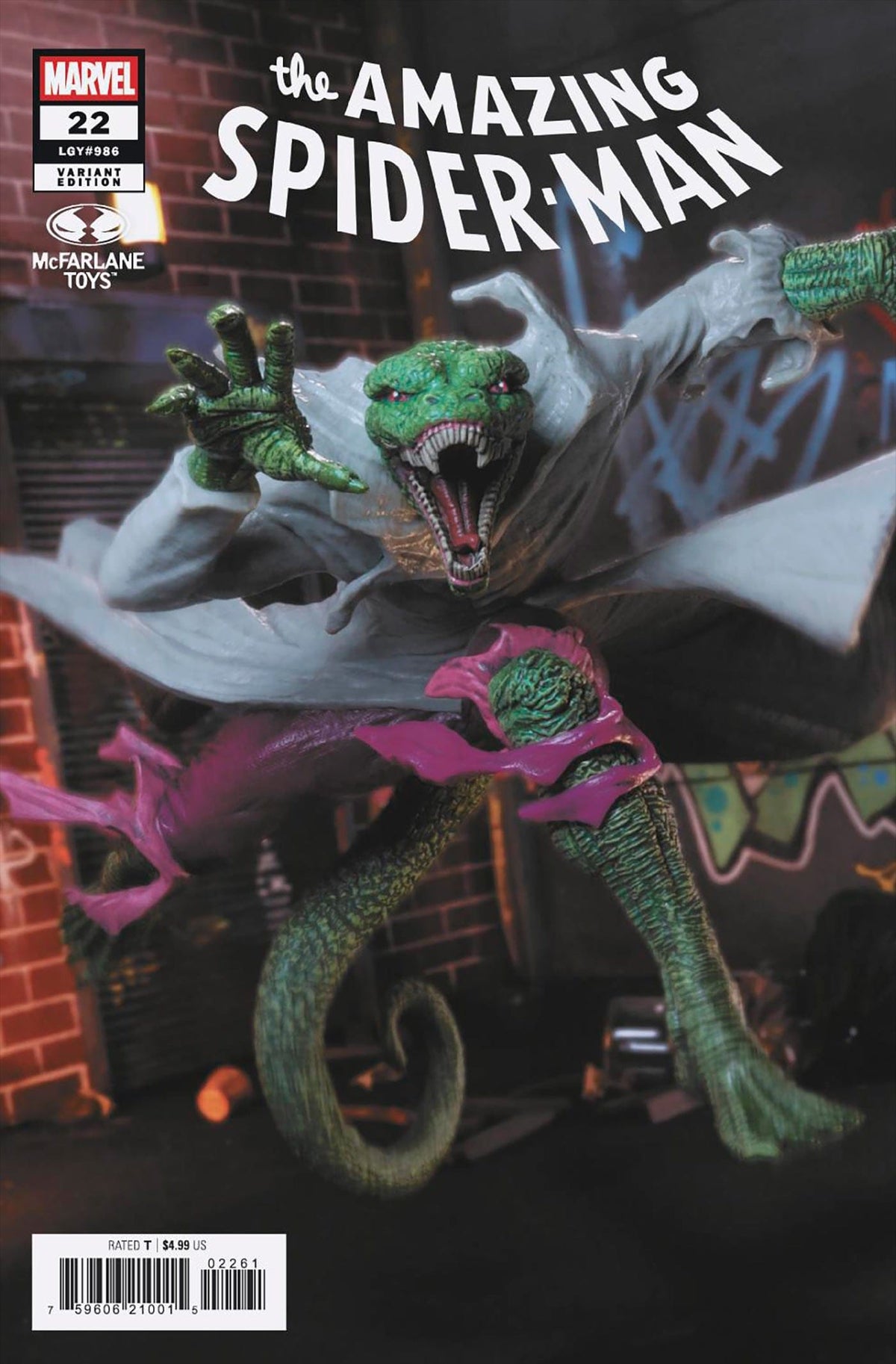 Marvel Comic Books AMAZING SPIDER-MAN #22 MCFARLANE TOYS VARIANT 75960621001502261 PRH-75960621001502261