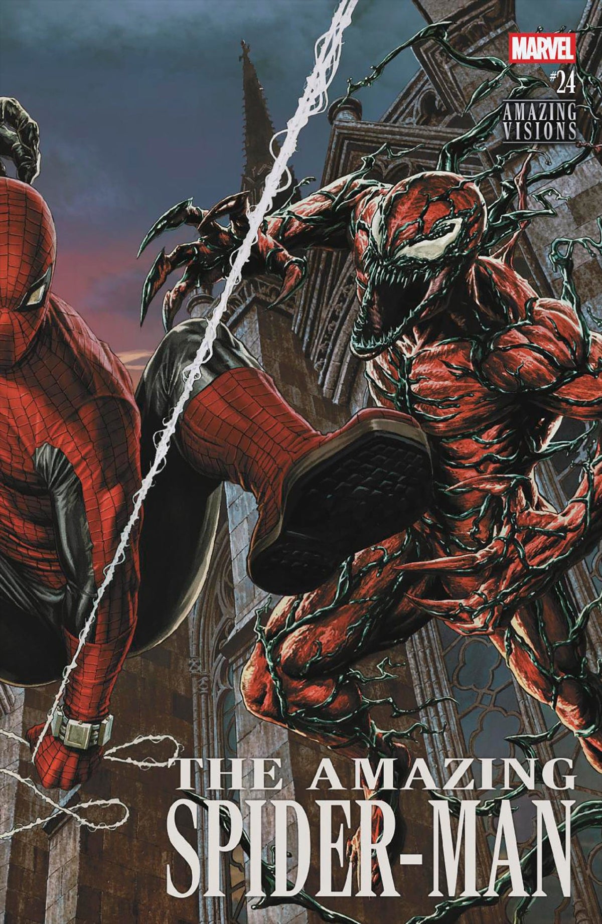 Marvel Comic Books AMAZING SPIDER-MAN #24 LEE BERMEJO AMAZING VISIONS VARIANT [DS] 75960621001502421 PRH-75960621001502421